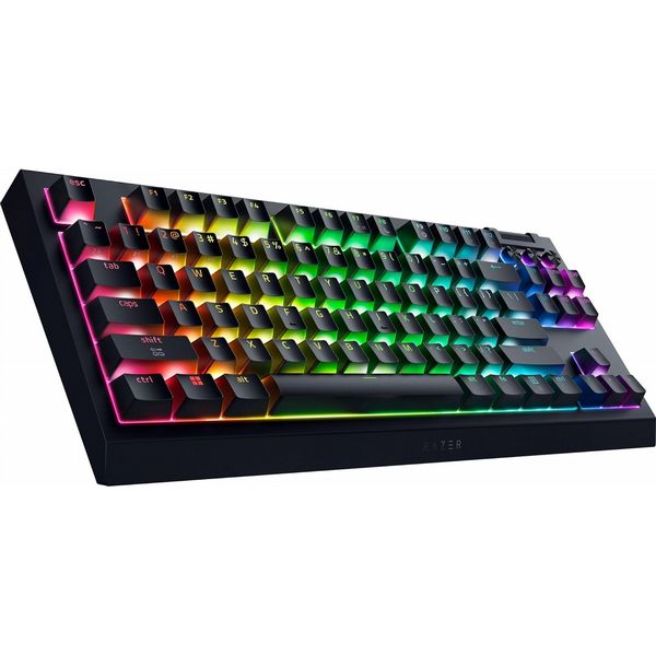 Razer Blackwidow V4 Tenkeyless Hyperspeed (Orange Switch) Gaming Keyboard - UK Layout
