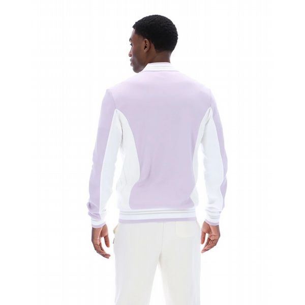 FILA SETTANTA JKT MENS BASEBALL TRACK JACKET LILAC/BLUE/WHITE