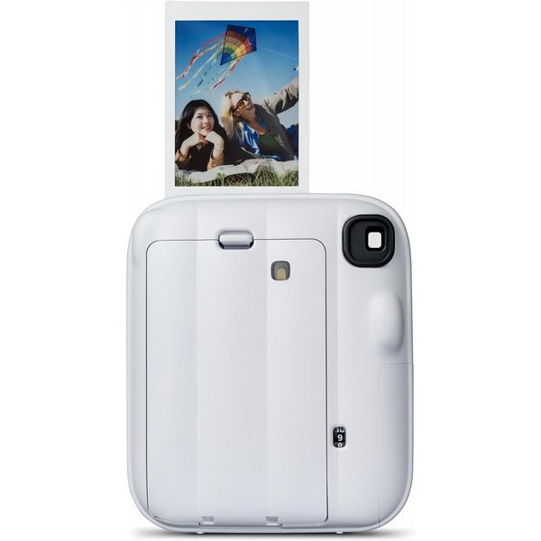 Fujifilm Instax Mini 13 Clay White Instant Camera + 30-Pack Film Bundle (Twin Pack & Black Edge)