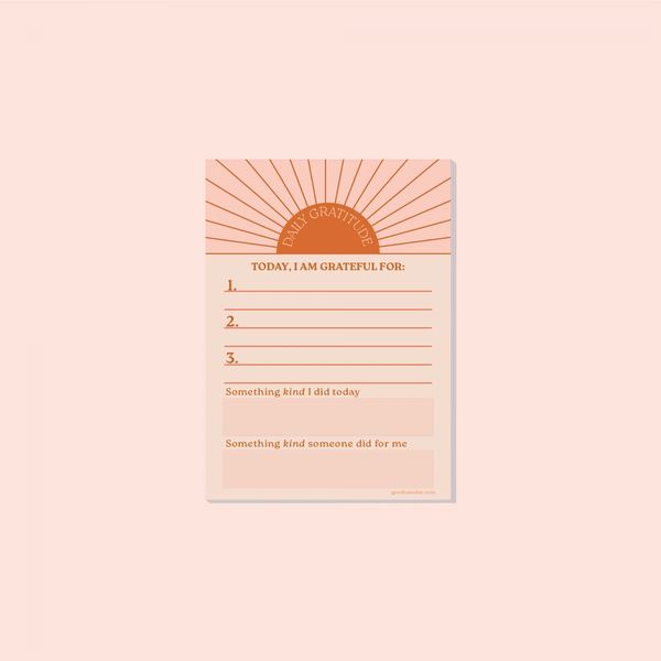 Daily Gratitude Pad | Sun Ray | A6