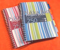 Pukka Pad Stripes A4 Project Book - 250 pages