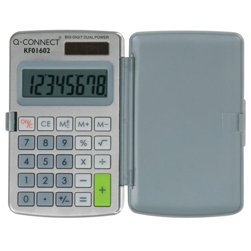 Q-Connect Pocket Calculator 8 Digit