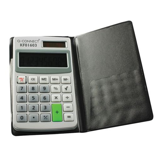 Q-Connect Large Pocket Calculator 10 Digit