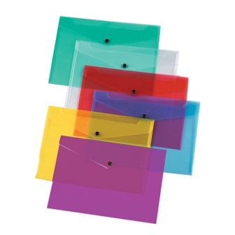 Q-Connect Assorted A4 Document Folders (12 Pack)