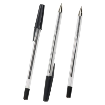Q-Connect Ballpoint Pen Medium Black Pack 50 KF26040 - Pack of 50