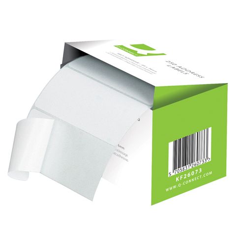 Q-Connect Add Label Self Adhesive 89x36 Pack 250