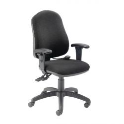 Cappela Intro Posture Chair with Arms Black