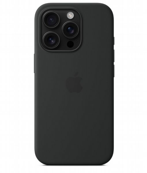 Apple Case for iPhone 15 Pro Silicone with MagSafe - Black