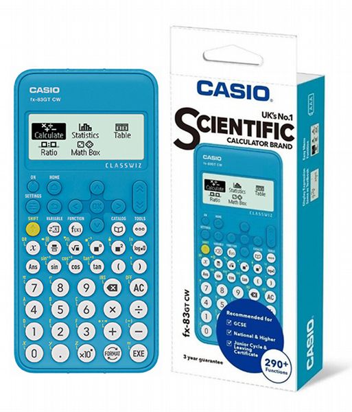 Casio FX-83 GT Classwiz Blue Scientific Calculator