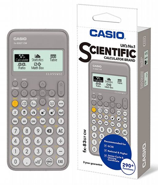 Casio FX-83 GT CW Scientific Calculator - Grey