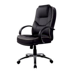RS Soho Rome2 Leather-Faced Executive Office Chair in Black - Each
